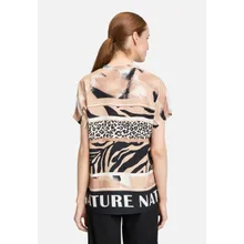 Longbluse mit Stehkragen Longbluse mit Stehkragen