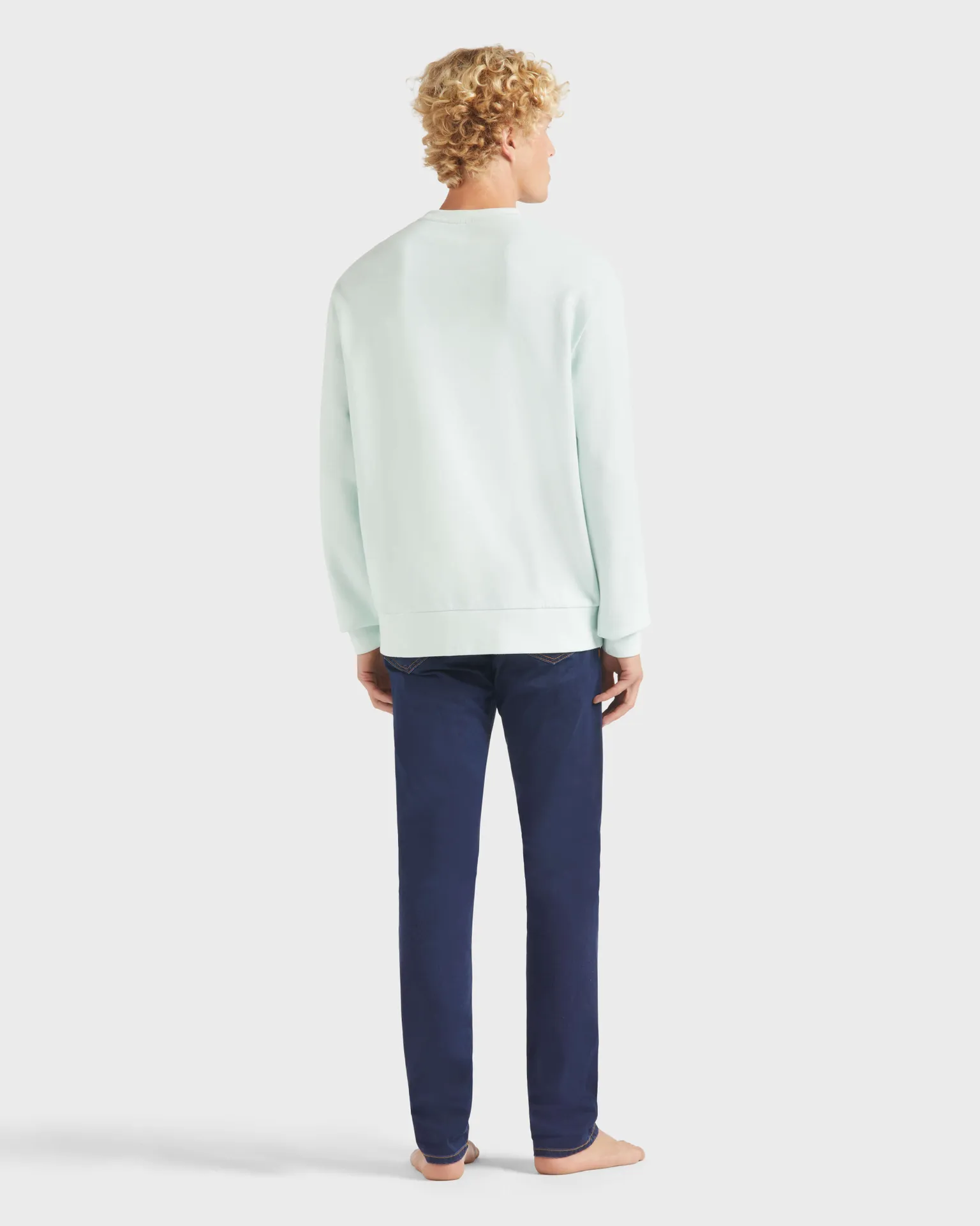 Vilebrequin - Turtle Sweatshirt Mit Rundhalsausschnitt Aus Bio-baumwolle Für Herren - Sweatshirt - Jorasses - Blau - Größe XXXL – Bild 4