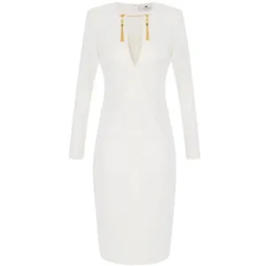 Elisabetta Franchi - Dresses Ivory - Größe 42 - weiß Elisabetta Franchi - Dresses Ivory - Größe 42 - weiß