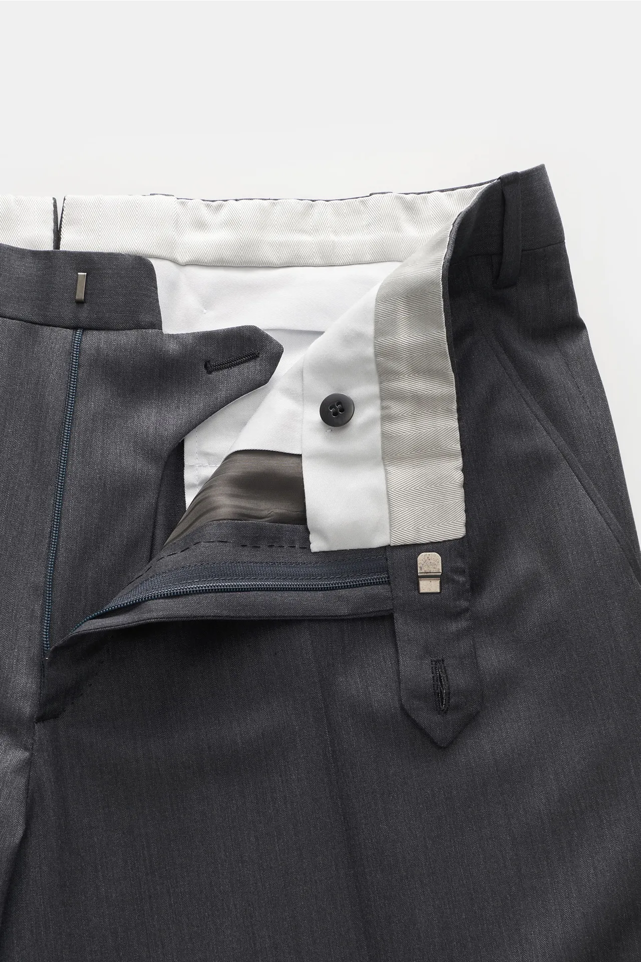 Brioni - Herren - Anzug 'Brunico' dunkelgrau – Bild 6