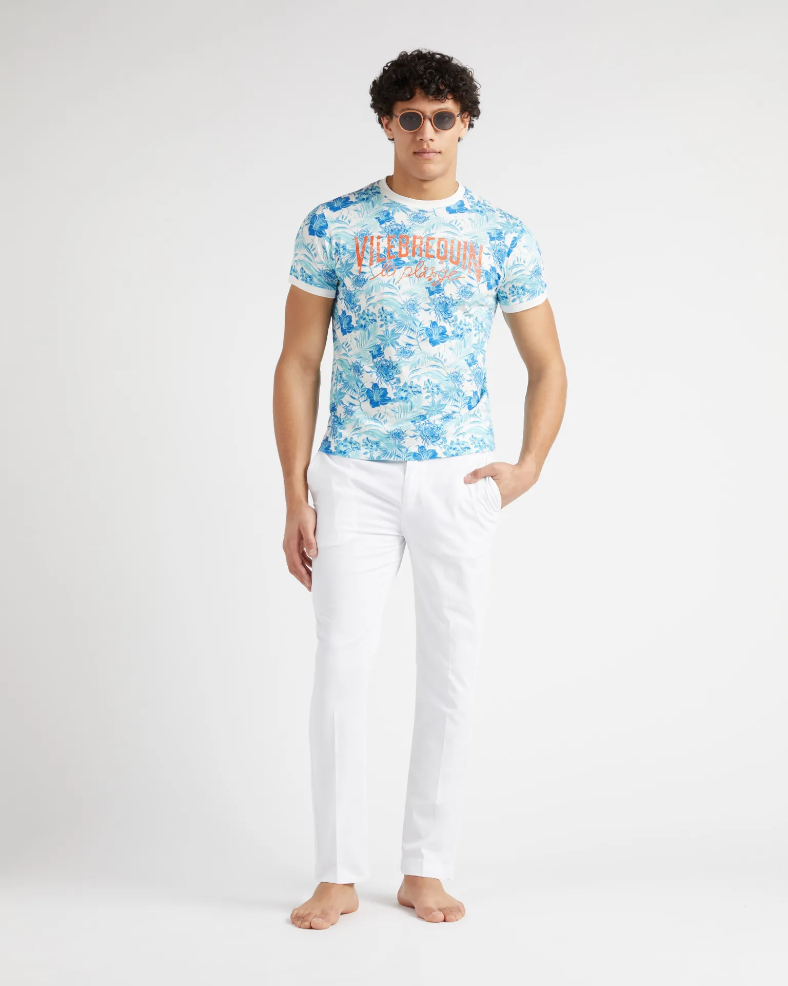 Vilebrequin - Solid Hose Aus Baumwolle Und Tencel Für Herren - Jeanshose - Clemence - Weiss - Größe 38 – Bild 5