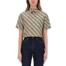 Burberry - Classic Plaid Cropped Shirt - Größe 10 - bunt Burberry - Classic Plaid Cropped Shirt - Größe 10 - bunt