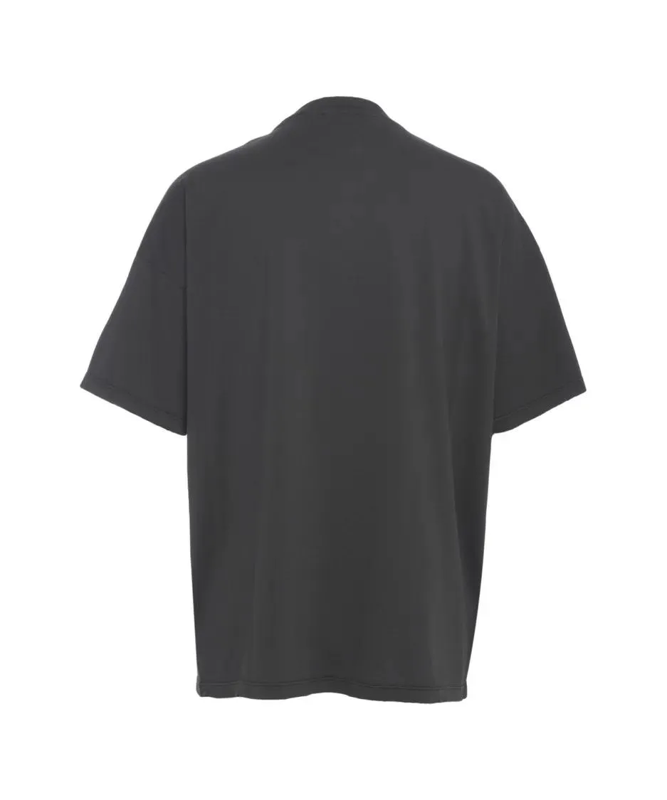 Dondup - Motel-Themed Graphic Print T-Shirt With Casual Cut - Größe S - grau – Bild 2