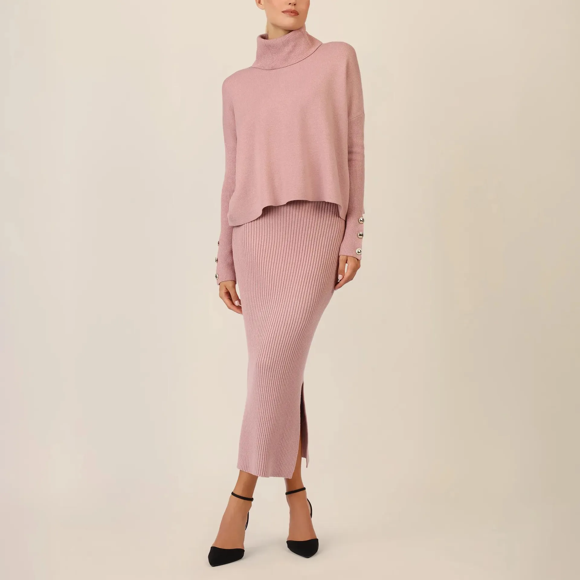 Apart - Oversized Pullover - Größe 36/38 DAM - lila – Bild 4