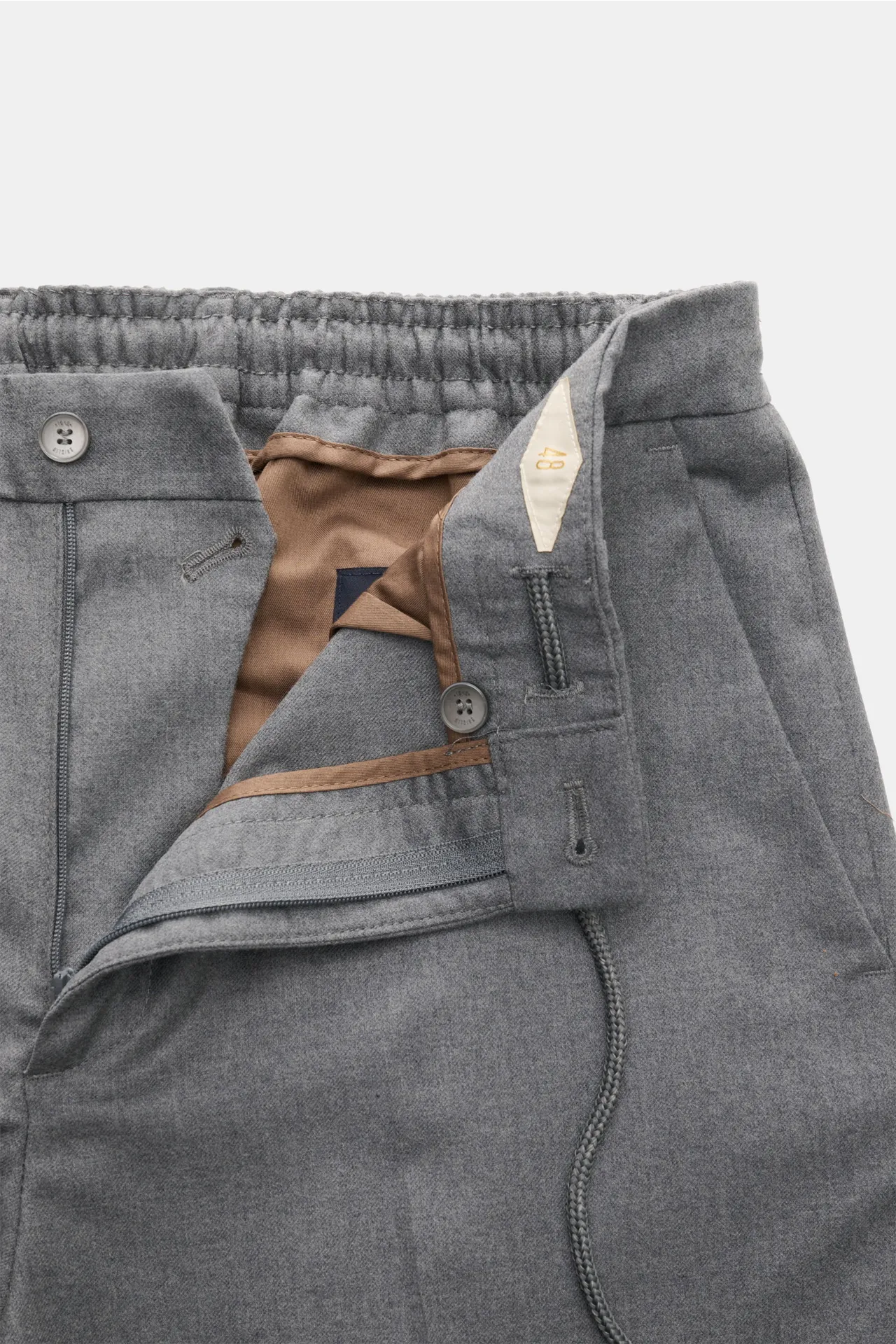 Briglia 1949 - Herren - Woll-Jogpants 'Covents' grau meliert – Bild 4