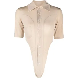 NINA MOUNAH - Bipeds Body Blouses Short Sleeve Champagne - Größe L - bunt NINA MOUNAH - Bipeds Body Blouses Short Sleeve Champagne - Größe L - bunt