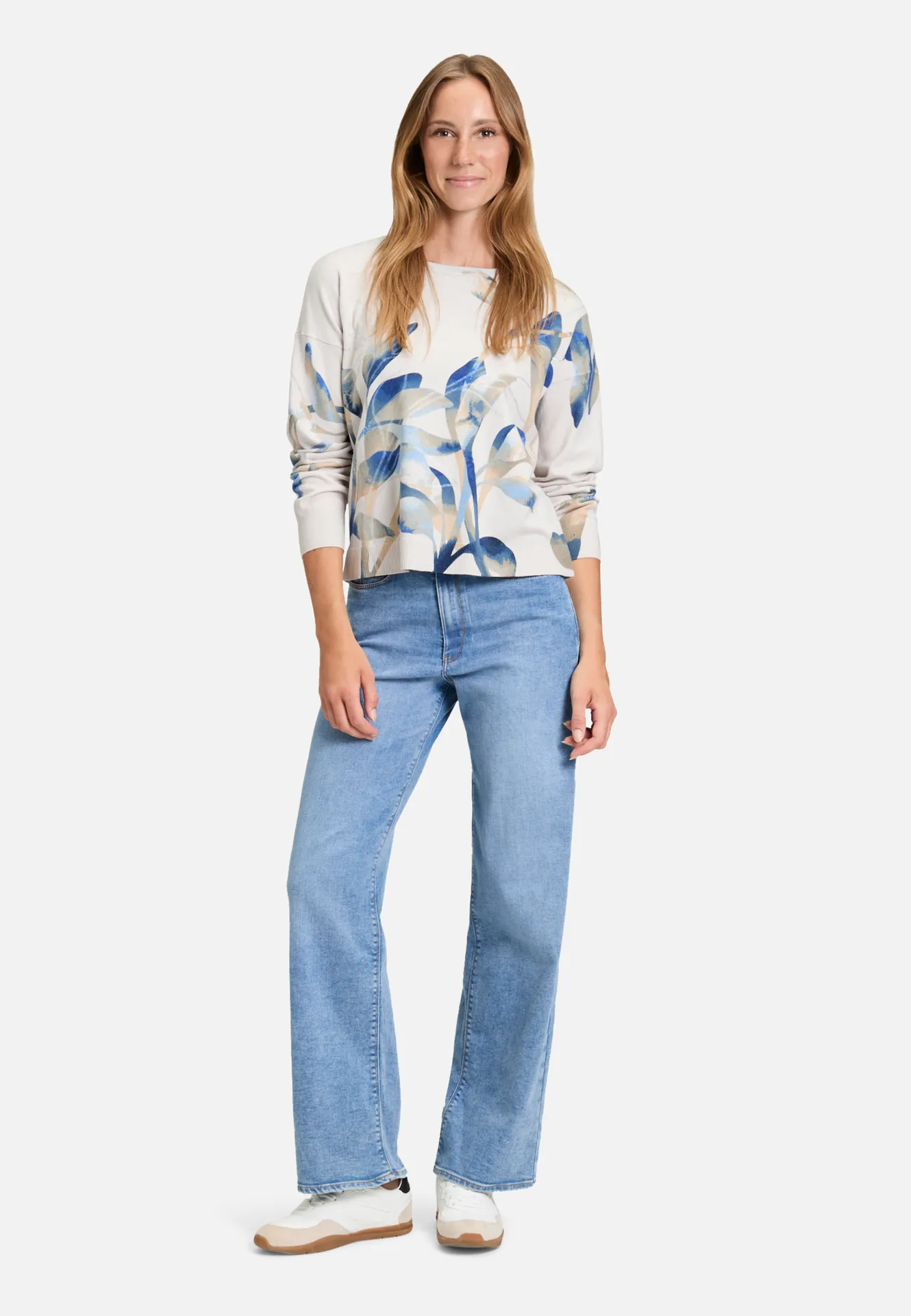 Strickpullover mit Print – Bild 2