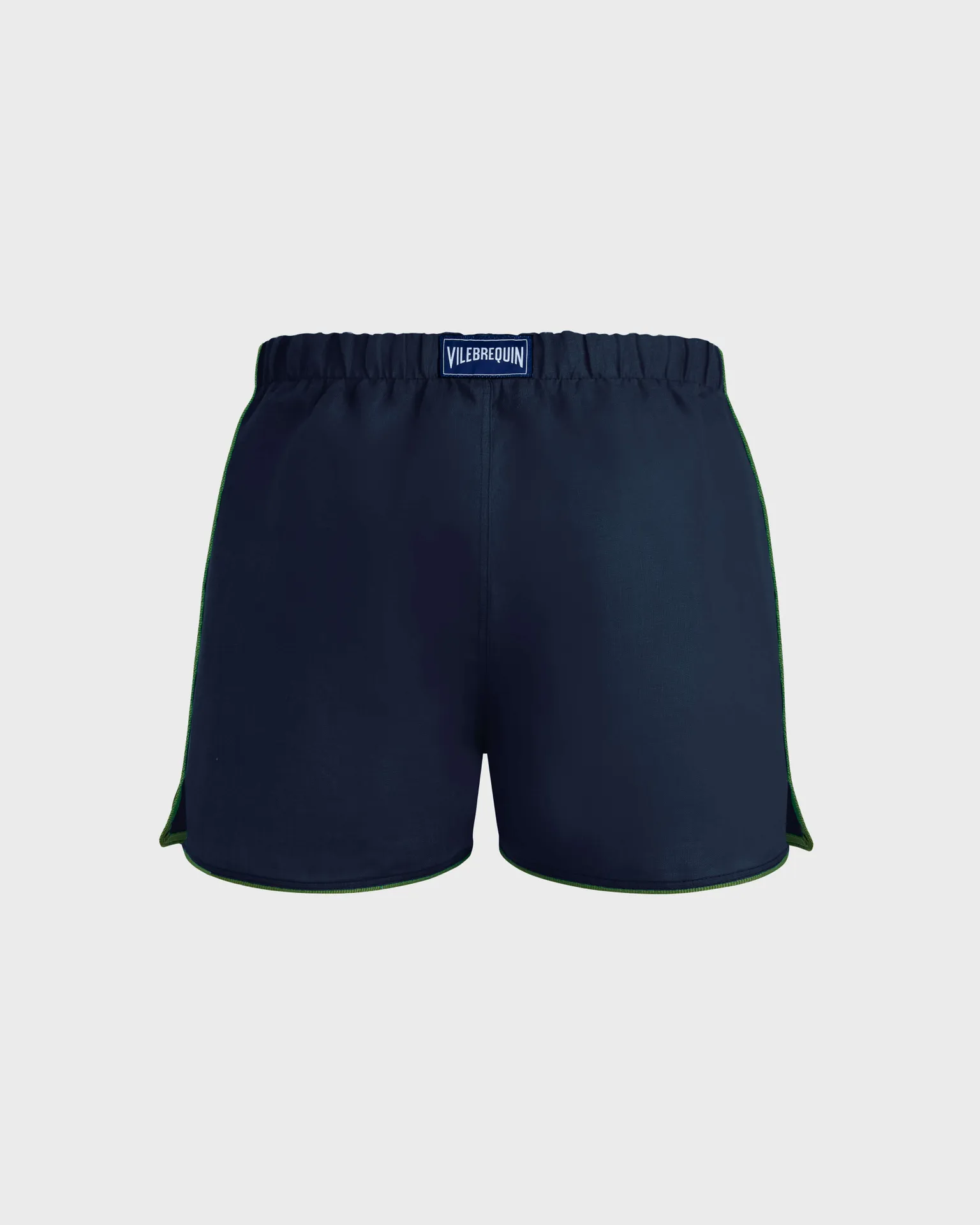 Vilebrequin - Solid Badeshorts Aus Leinen Für Herren - Bademode - Maurice - Blau - Größe XXL – Bild 2