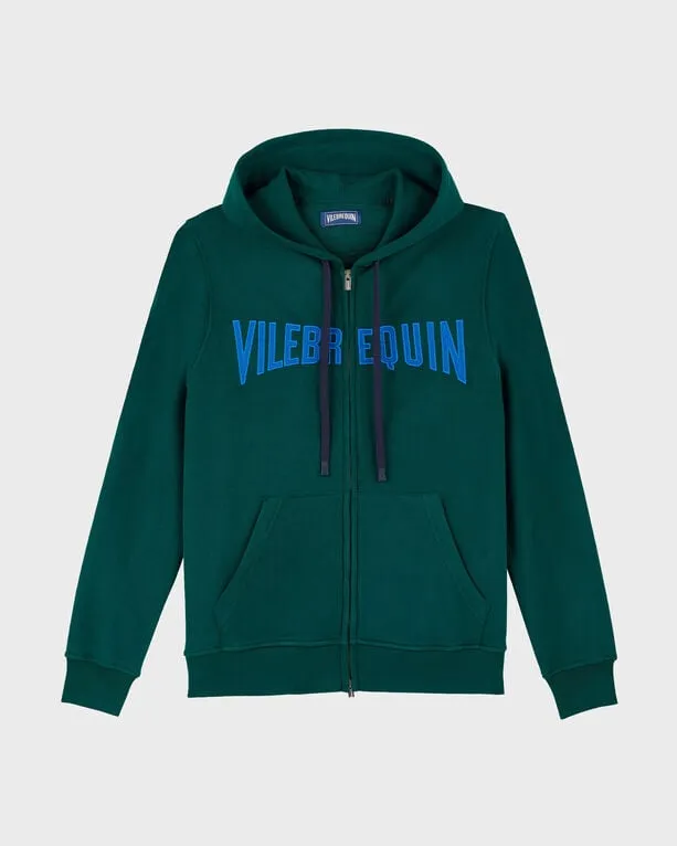 Vilebrequin - Logo Sweatshirtjacke Mit Kapuze Und Stickerei Für Herren - Sweatshirt - Martin-z - Grün - Größe L Vilebrequin - Logo Sweatshirtjacke Mit Kapuze Und Stickerei Für Herren - Sweatshirt - Martin-z - Grün - Größe L