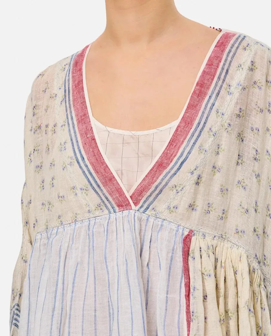 Pero - Double Print Midi Dress - Größe 36 - bunt – Bild 2