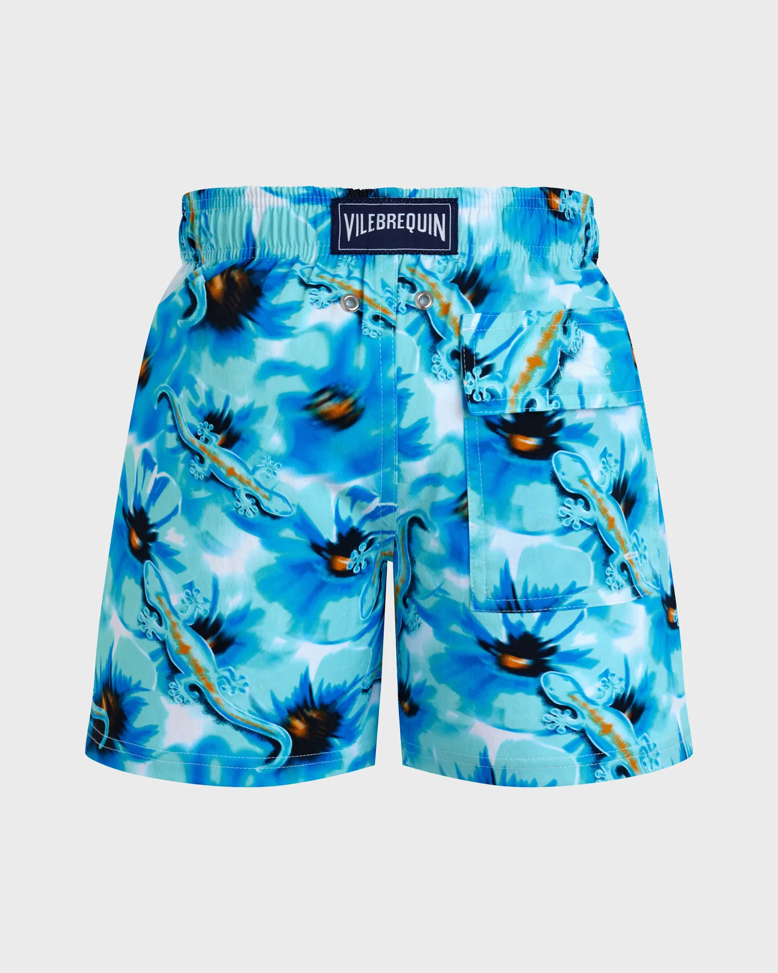 Vilebrequin - Poppies And Geckos Stretch-badeshorts Für Jungen - Bademode - Jirise - Blau - Größe 6 – Bild 2