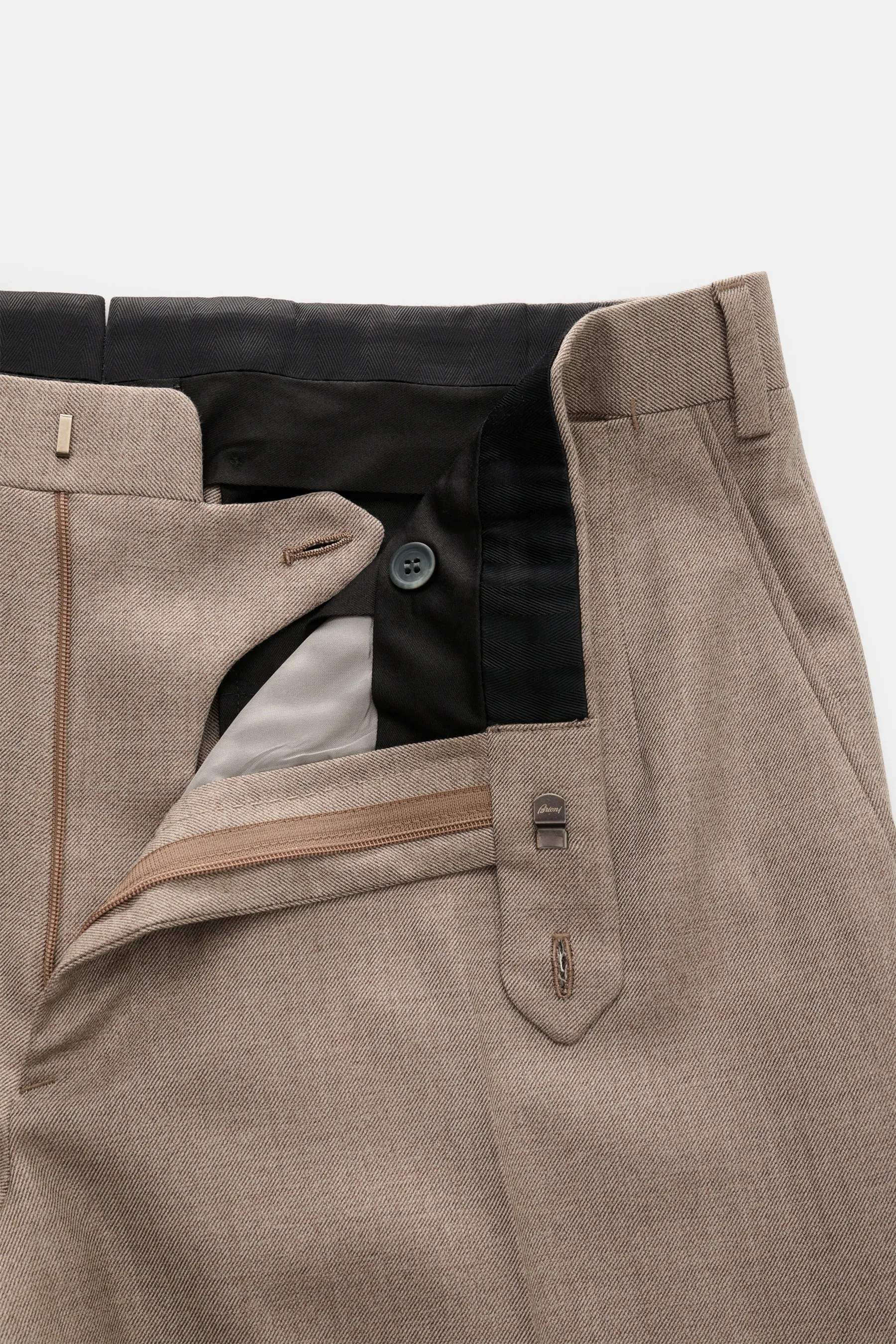 Brioni - Herren - Anzug 'Brunico' taupe meliert – Bild 6