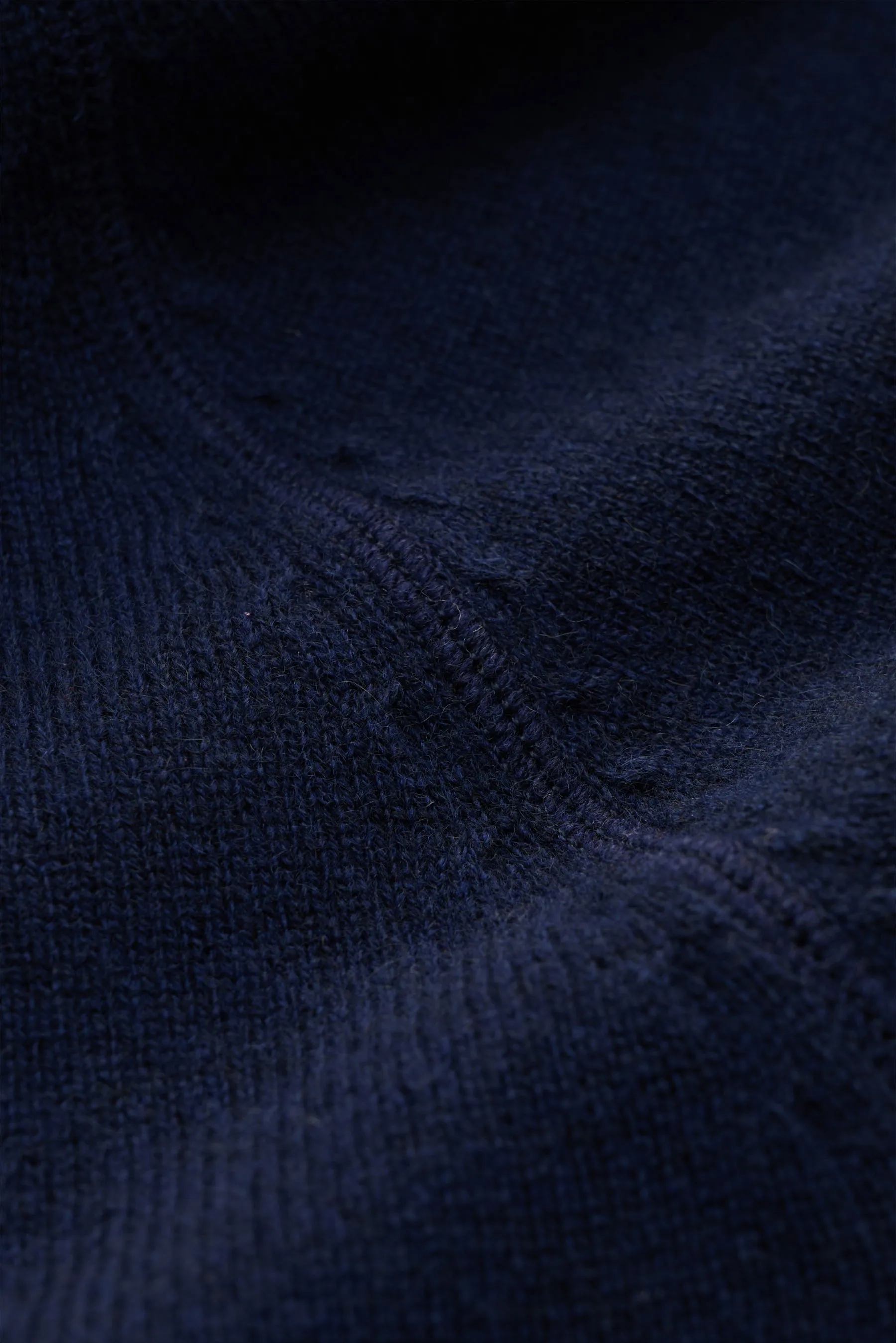 Officine Générale - Herren - Cashmere Rundhalspullover 'Nate' navy – Bild 4