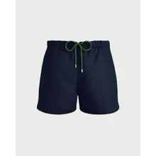 Vilebrequin - Solid Badeshorts Aus Leinen Für Herren - Bademode - Maurice - Blau - Größe L Vilebrequin - Solid Badeshorts Aus Leinen Für Herren - Bademode - Maurice - Blau - Größe L