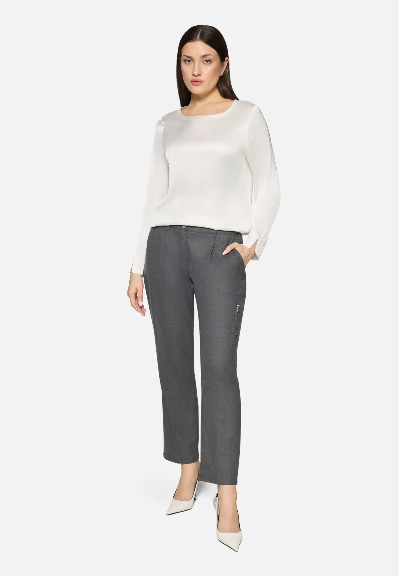 Schlupfbluse mit U-Boot-Ausschnitt – Bild 2