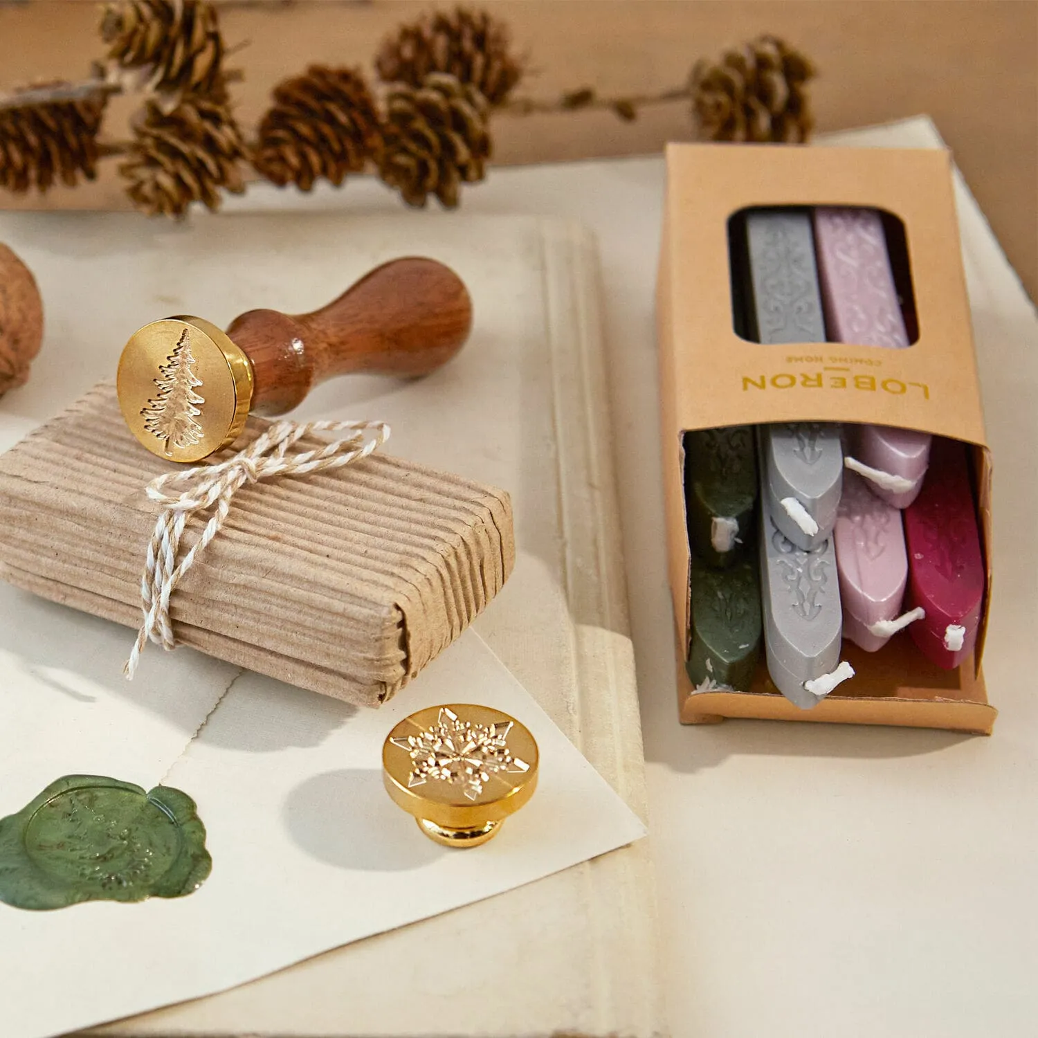 Wachsstempel und Siegelwachs Movique – Bild 2