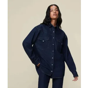 LOIS JEANS - LOIS Jeans Raw Denim Jeanshemd - Größe L - multi LOIS JEANS - LOIS Jeans Raw Denim Jeanshemd - Größe L - multi