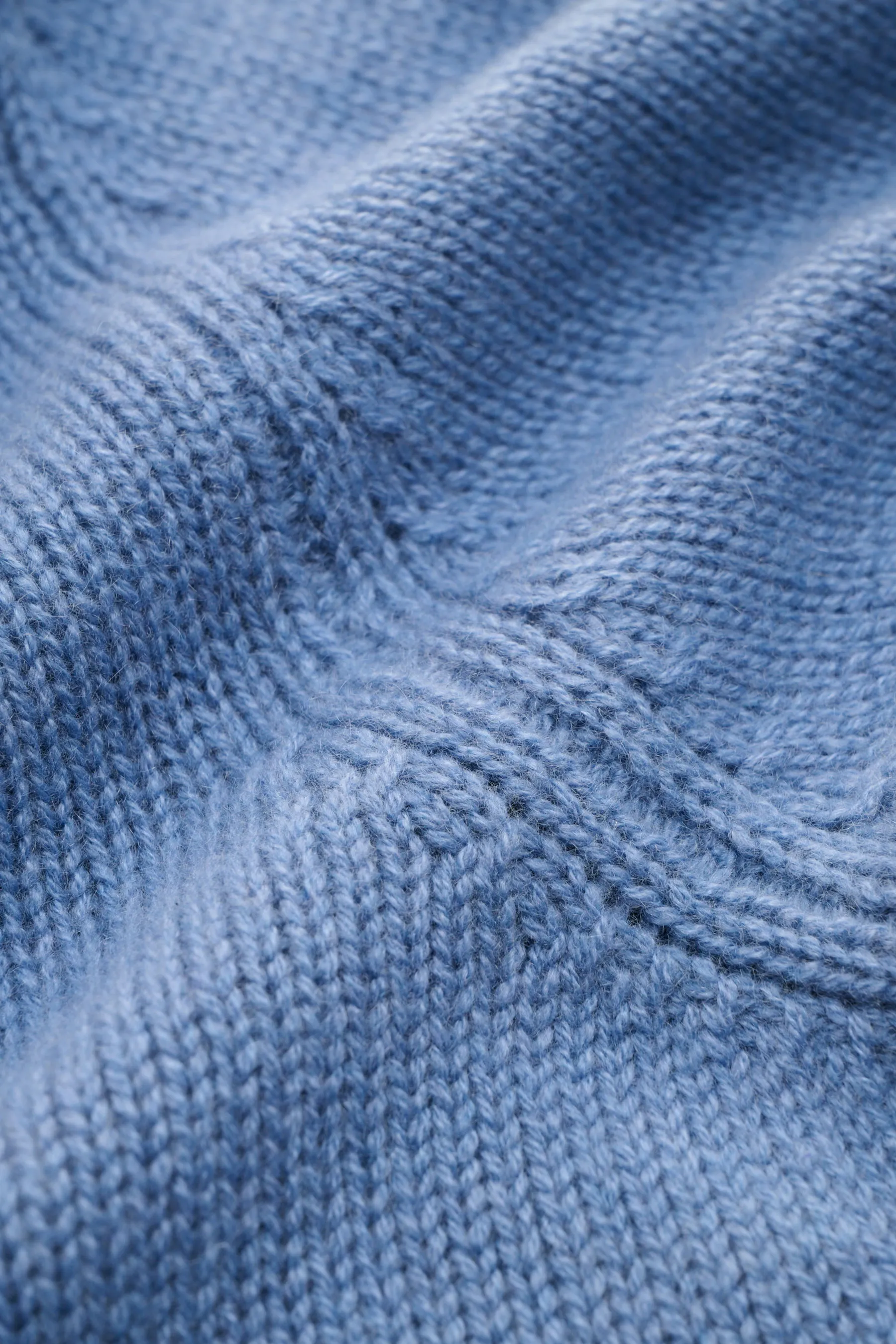 Bruno Manetti - Herren - Cashmere Rundhalspullover graublau – Bild 4