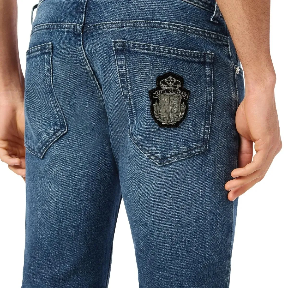 BILLIONAIRE - Jeans Gerader Schnitt - Größe 36 - grau – Bild 2