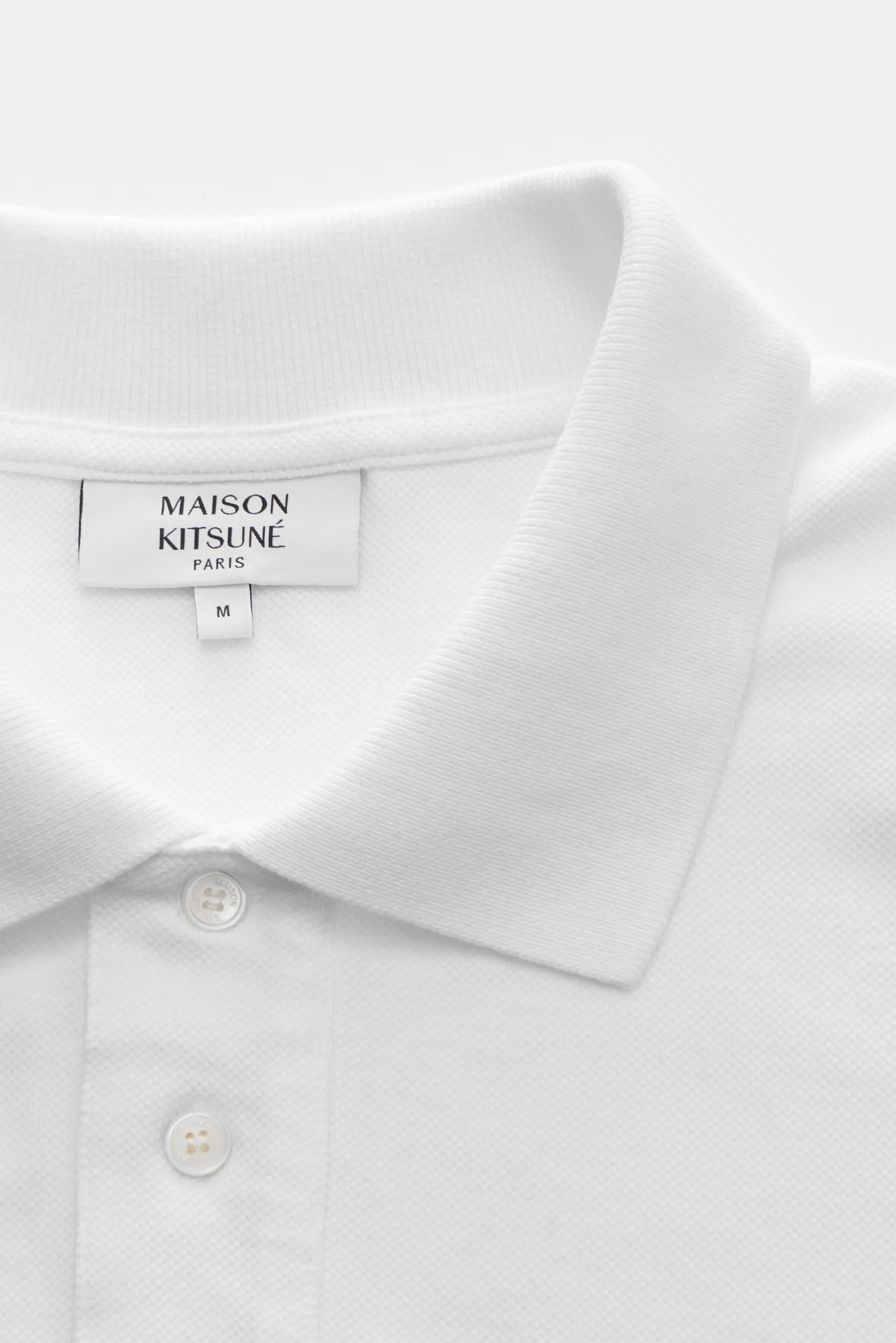 Maison Kitsuné - Herren - Poloshirt weiß – Bild 2