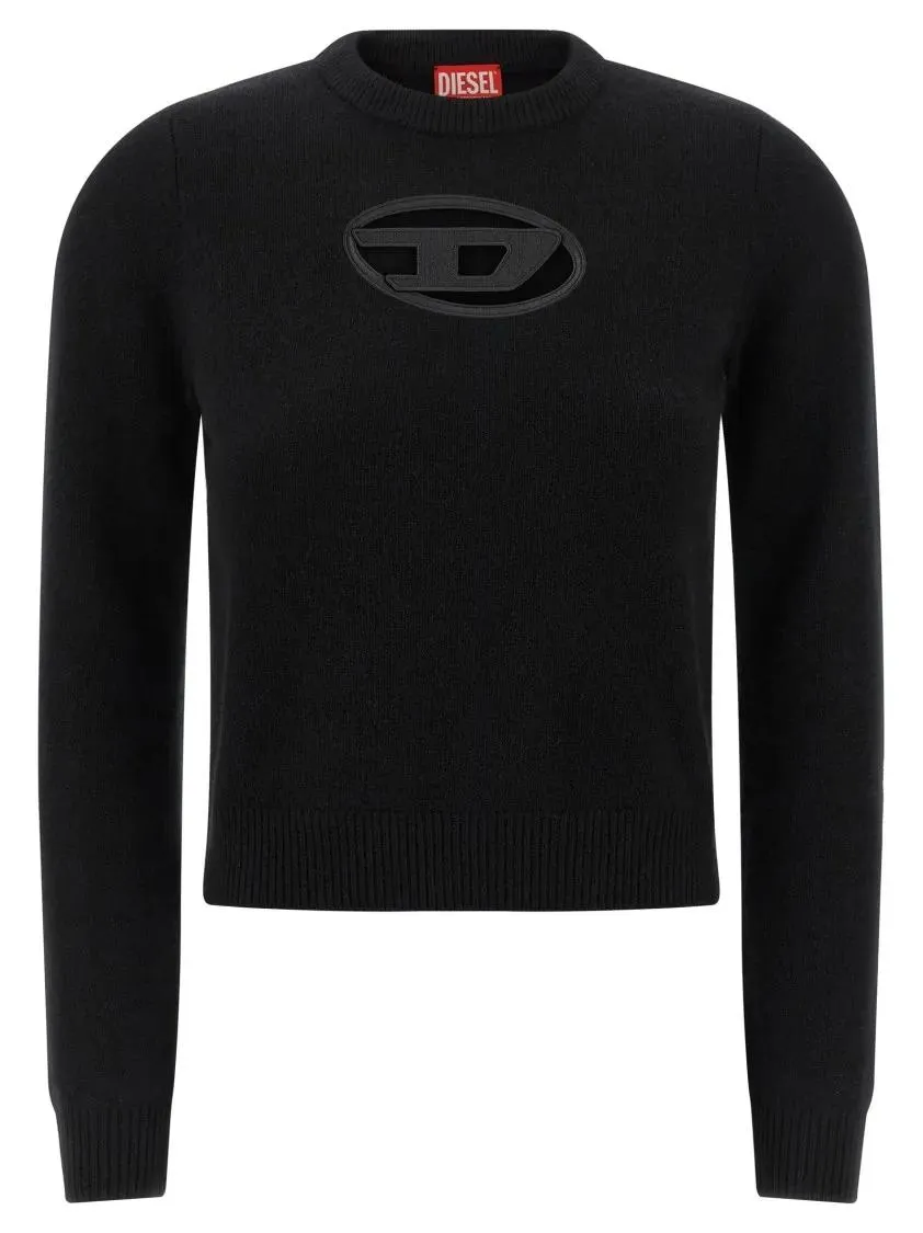 Diesel - M-Areesa-Slim%27 Sweater - Größe S - schwarz Diesel - M-Areesa-Slim%27 Sweater - Größe S - schwarz