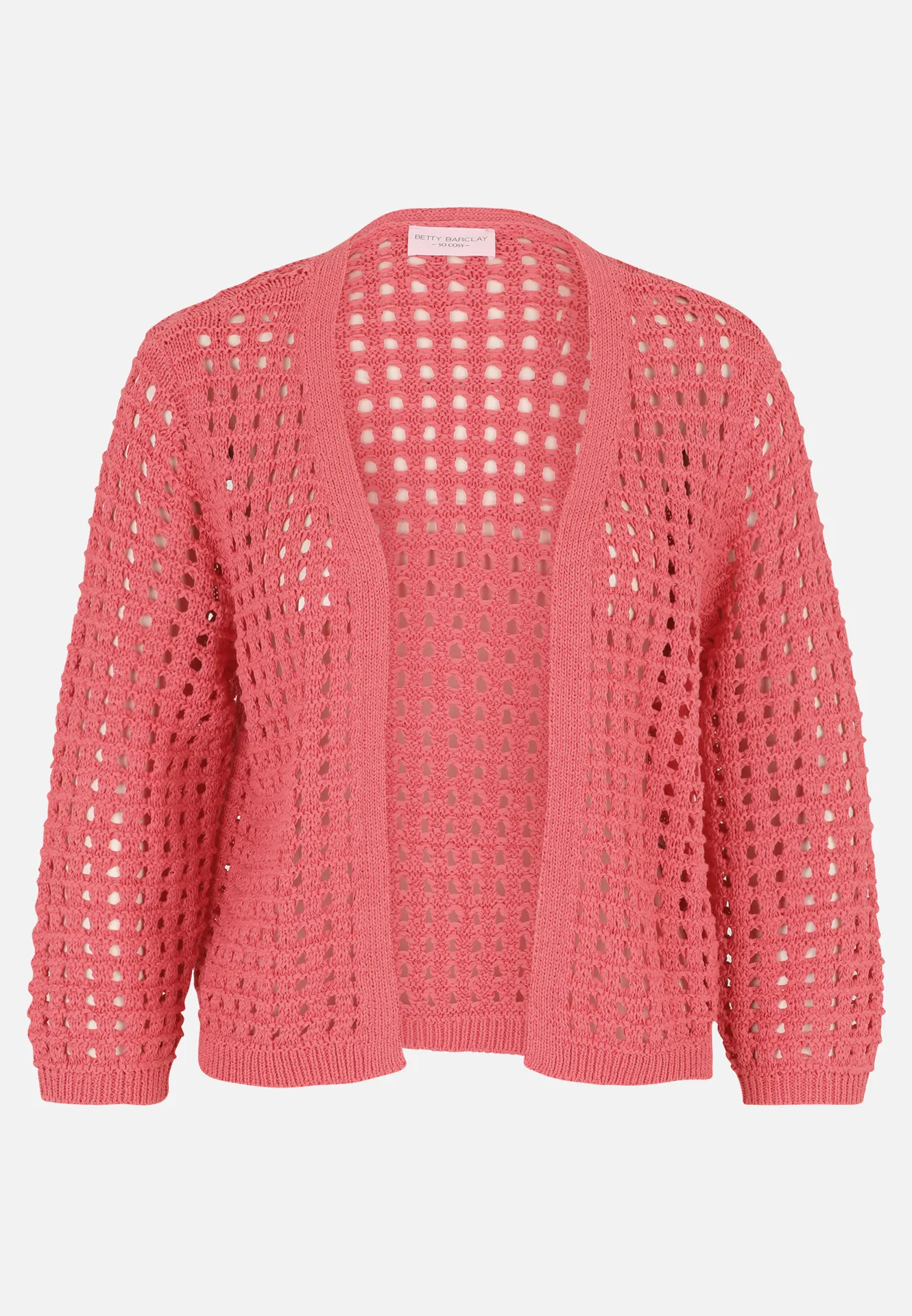 Casual-Strickjacke mit Effektgarn – Bild 3