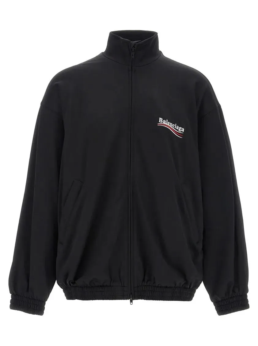 Balenciaga - Logo Embroidery Sweatshirt - Größe 3 - schwarz Balenciaga - Logo Embroidery Sweatshirt - Größe 3 - schwarz
