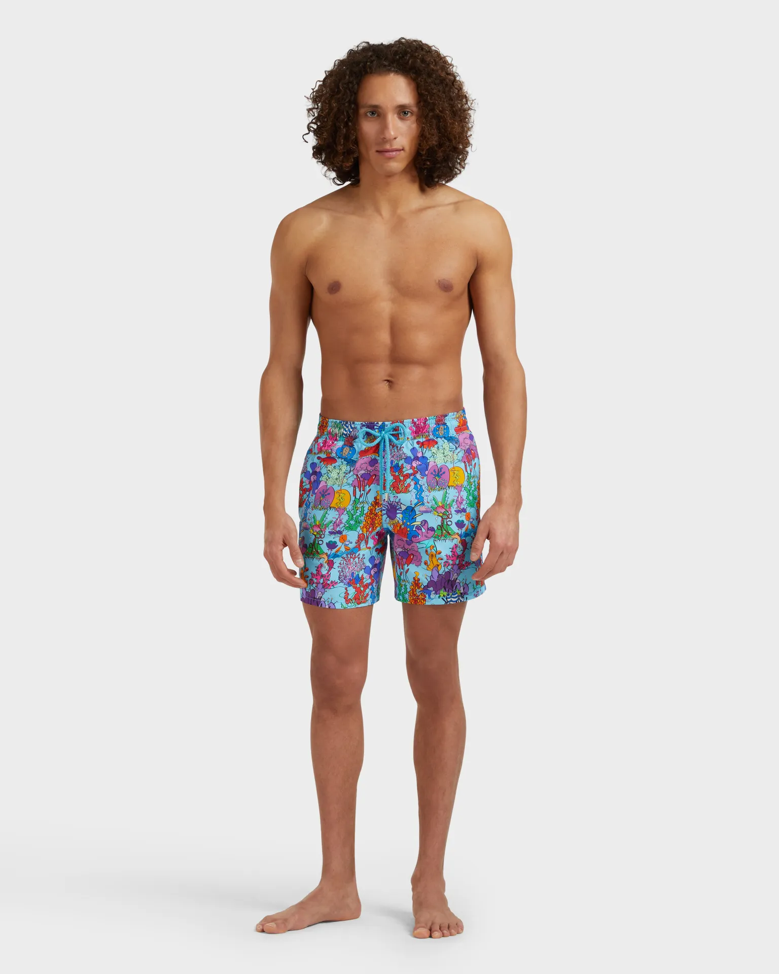 Vilebrequin - Plantes Aquatiques Badeshorts Für Herren - Bademode - Moorea - Blau - Größe XL – Bild 3