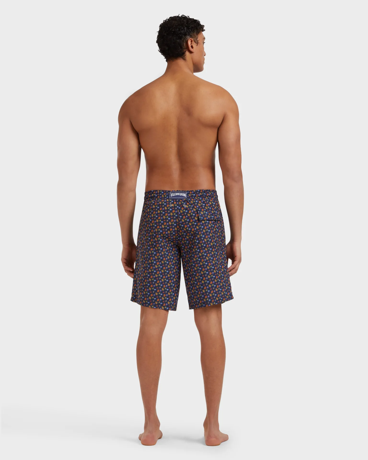 Vilebrequin - Lange Micro Ronde Des Tortues Badeshorts Für Herren - Bademode - Okoa - Orange - Größe XXL – Bild 4