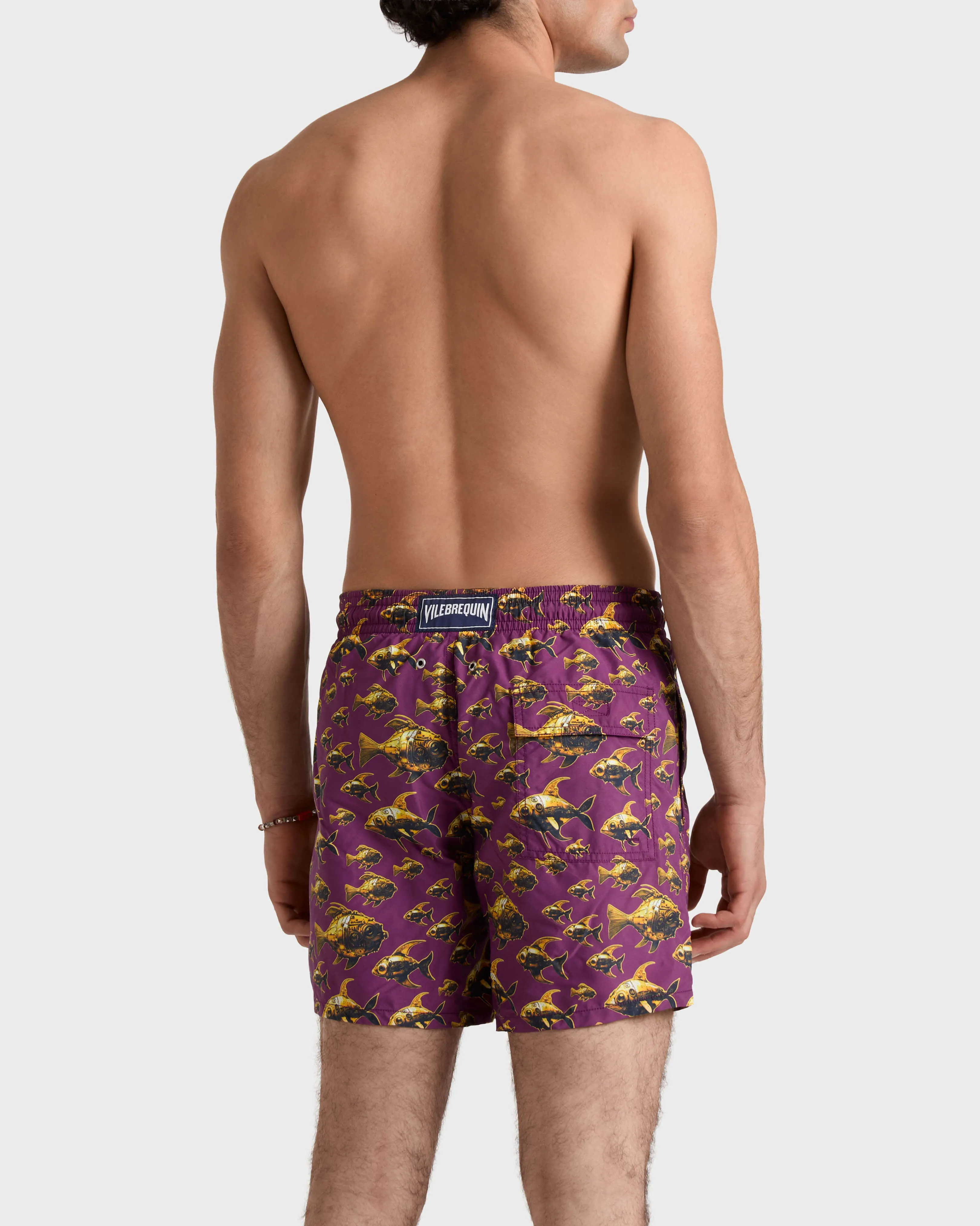 Vilebrequin - Meca Fish Badeshorts Für Herren - Bademode - Moorea - Violett - Größe XXXL – Bild 4
