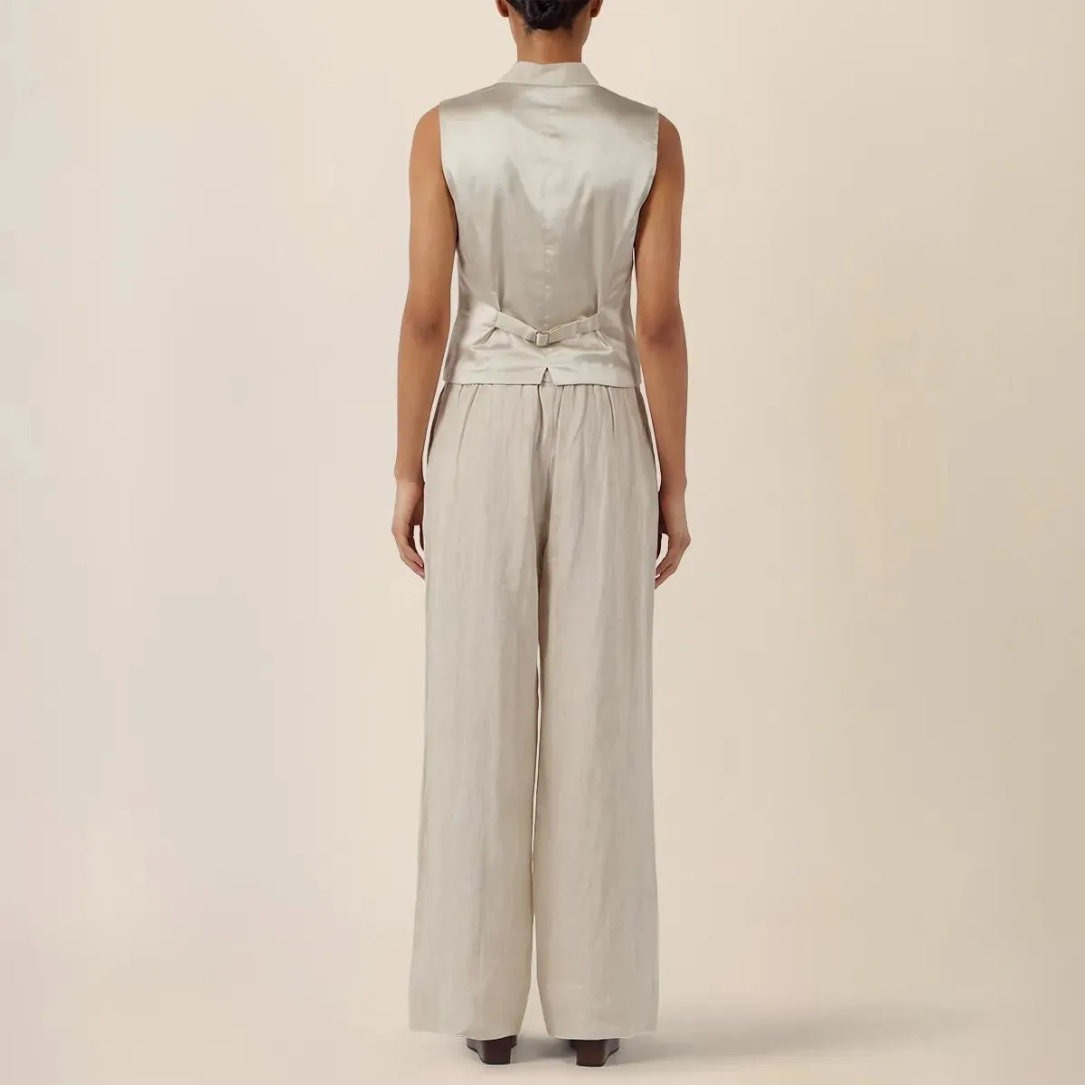 Apart - Weste - Größe 40 - beige – Bild 2