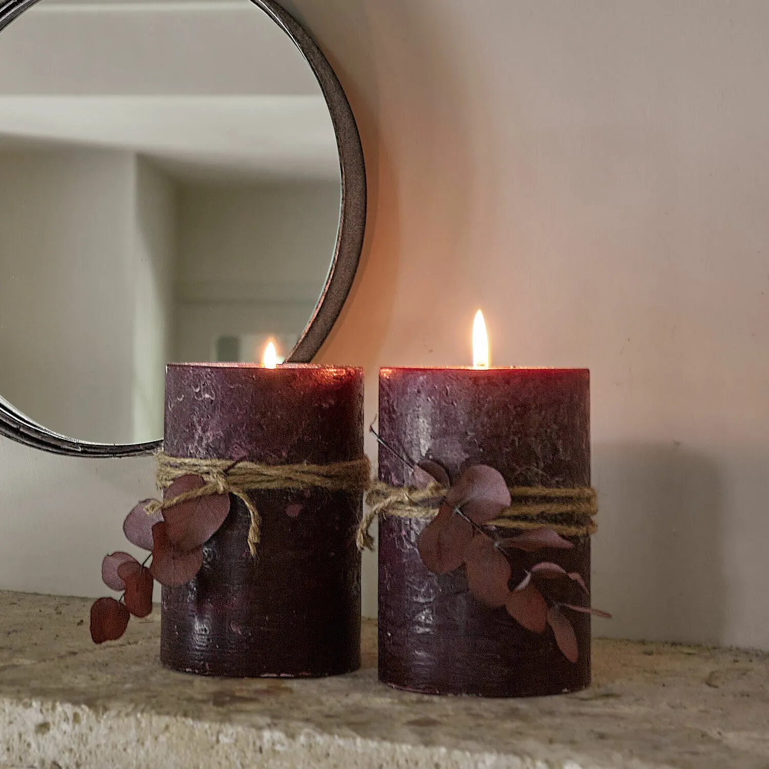 Kerze 2er Set Oviedo – Bild 5