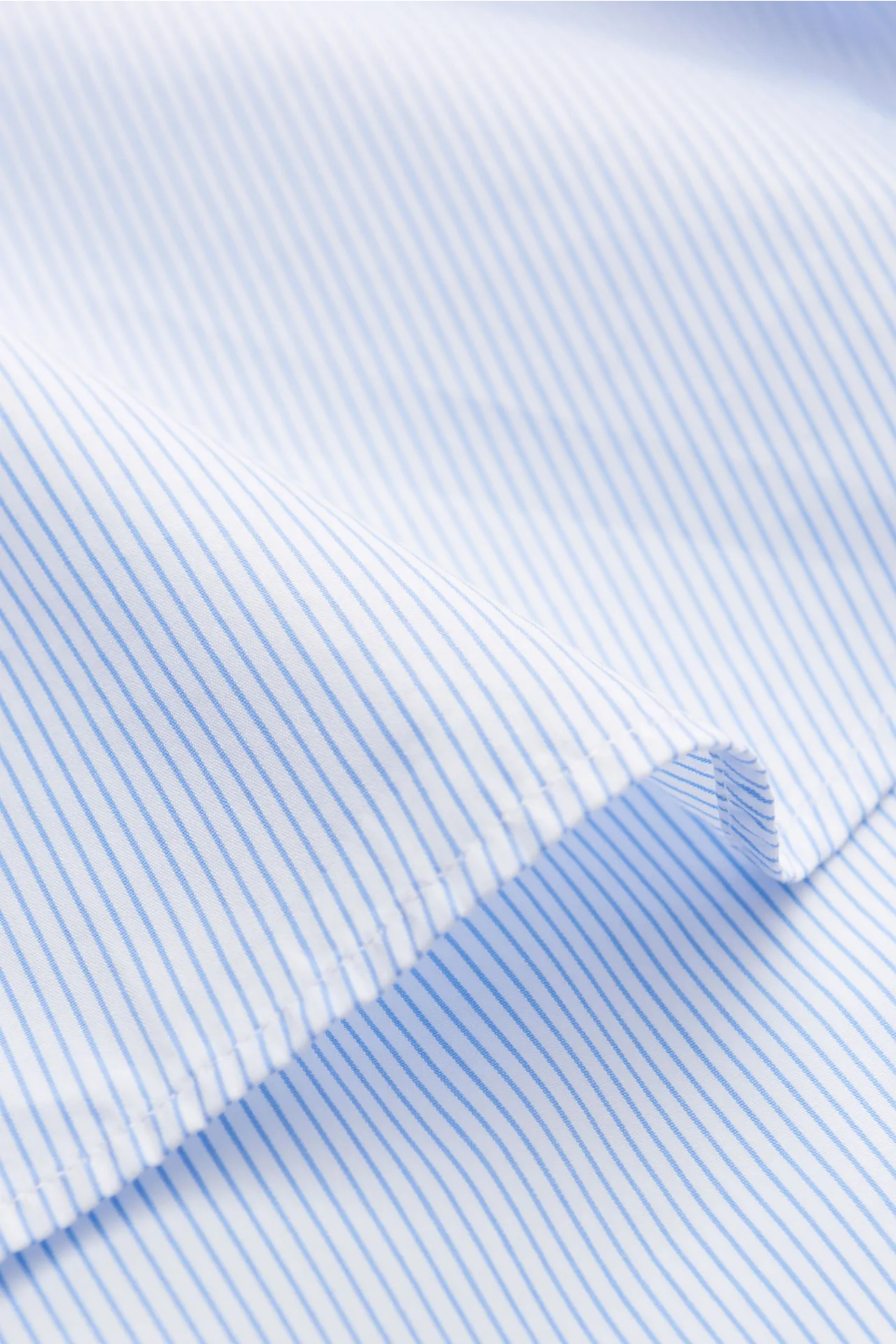 Guglielminotti - Herren - Casual Hemd Haifisch-Kragen blau/weiß gestreift – Bild 5