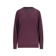 CANESSA - V-Neck Sweater In Purple Cashmere Purple - Größe III - lila CANESSA - V-Neck Sweater In Purple Cashmere Purple - Größe III - lila