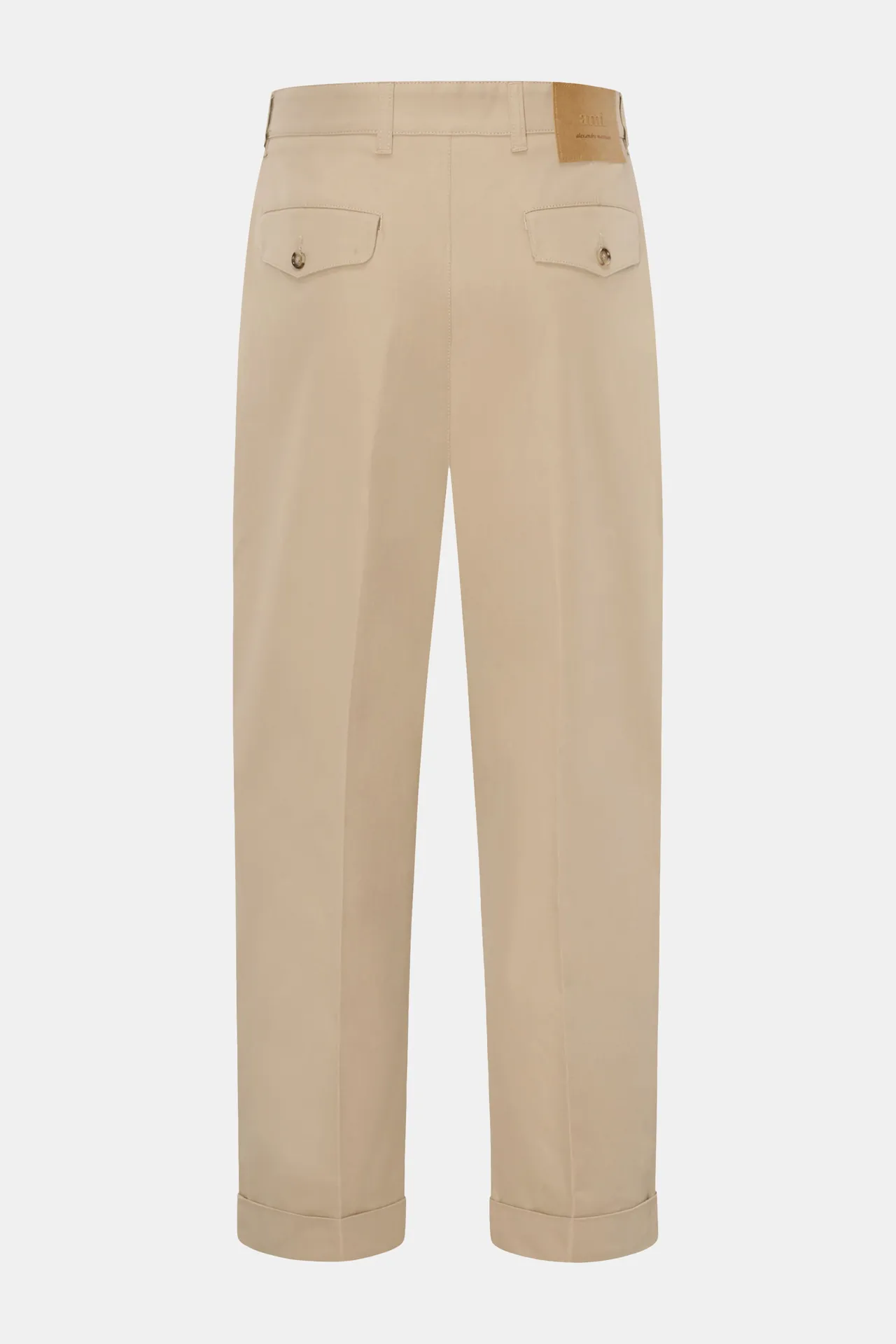 Ami Paris - Herren - Baumwollhose beige – Bild 2