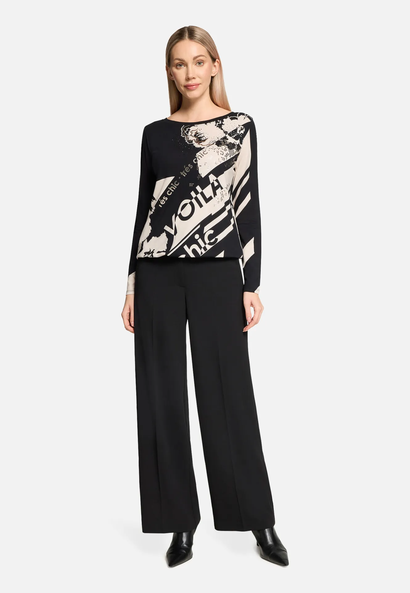 Casual-Shirt mit Gummizug – Bild 2