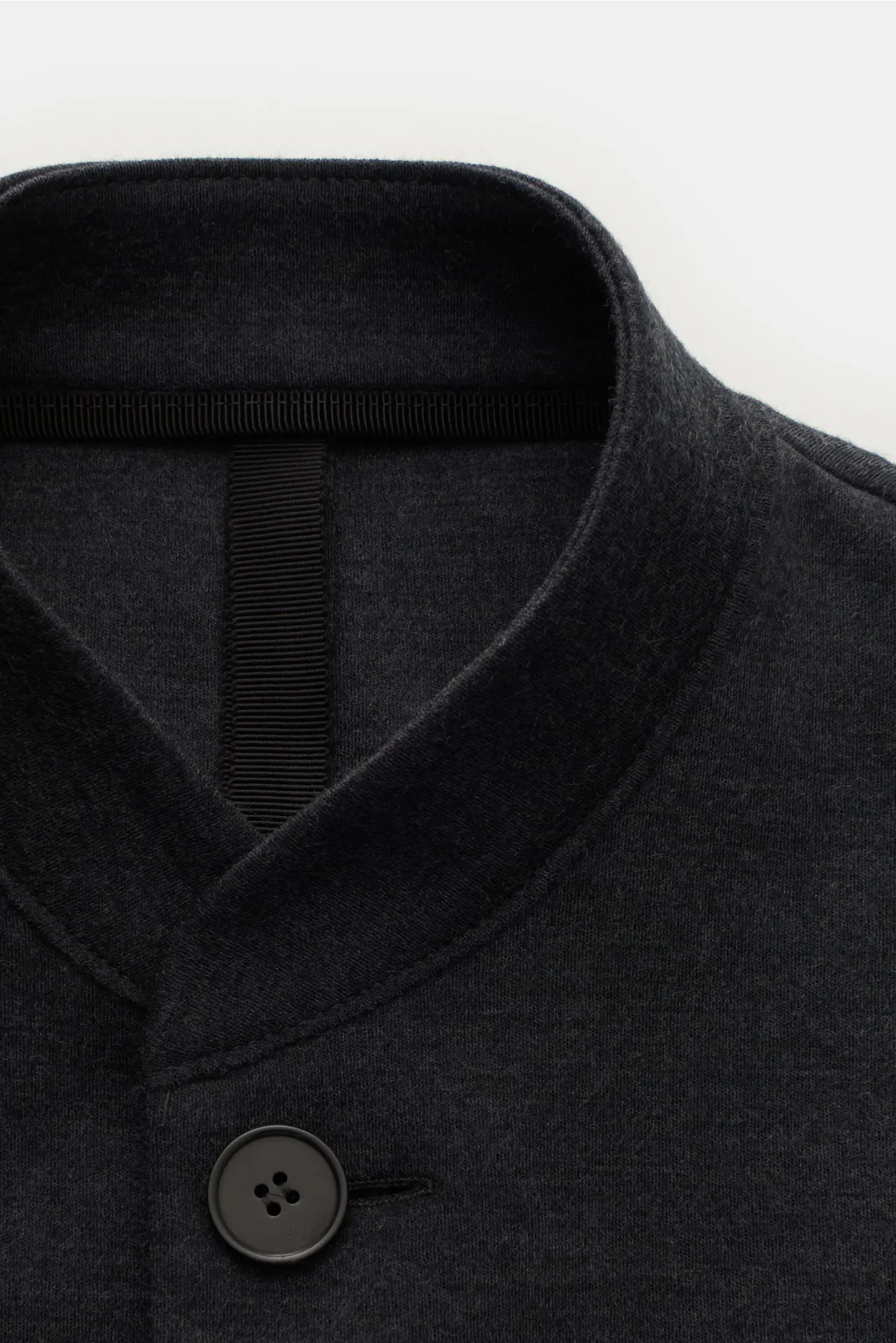 Harris Wharf London - Herren - Merino Blazer 'Nehru Jacket' anthrazit – Bild 4