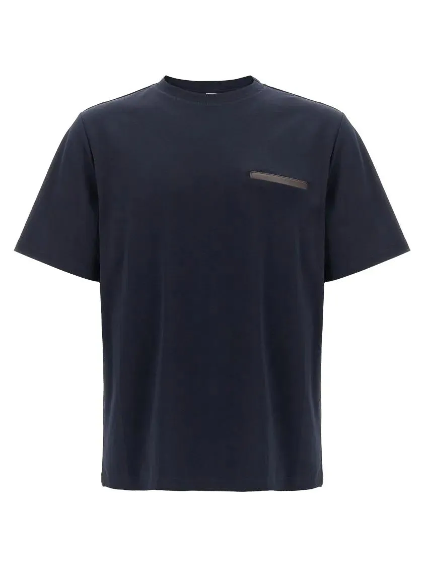 Berluti - %27Leather Tab%27 T-Shirt - Größe S - schwarz Berluti - %27Leather Tab%27 T-Shirt - Größe S - schwarz