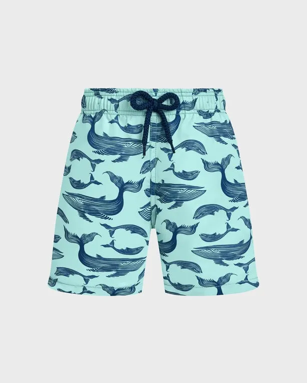 Vilebrequin - Whales Badeshorts Für Jungen - Bademode - Jim - Blau - Größe 12 Vilebrequin - Whales Badeshorts Für Jungen - Bademode - Jim - Blau - Größe 12
