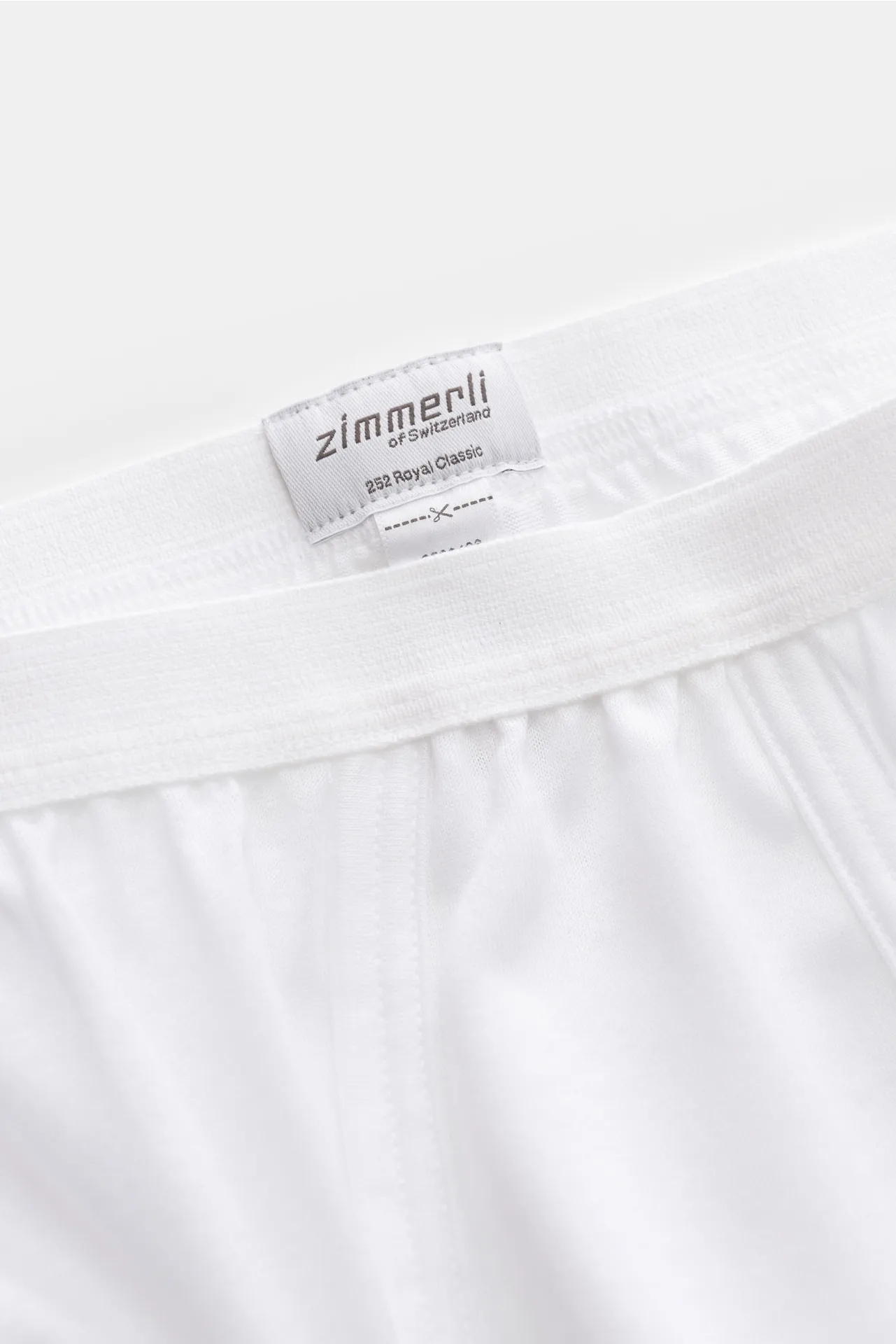 Zimmerli - Herren - Sport Slip 'Royal Classic' weiß – Bild 5