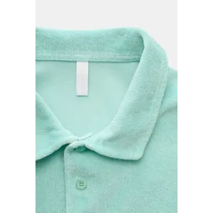 04651/ A trip in a bag - Herren - Frottee-Poloshirt %27Terry Polo%27 mintgrün