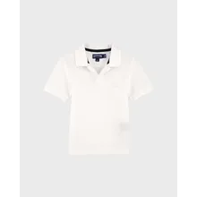 Vilebrequin - Solid Polohemd Aus Baumwollpikee Mit Changierendem Effekt Für Jungen - Polohemd - Pantin - Weiss - Größe 4 Vilebrequin - Solid Polohemd Aus Baumwollpikee Mit Changierendem Effekt Für Jungen - Polohemd - Pantin - Weiss - Größe 4