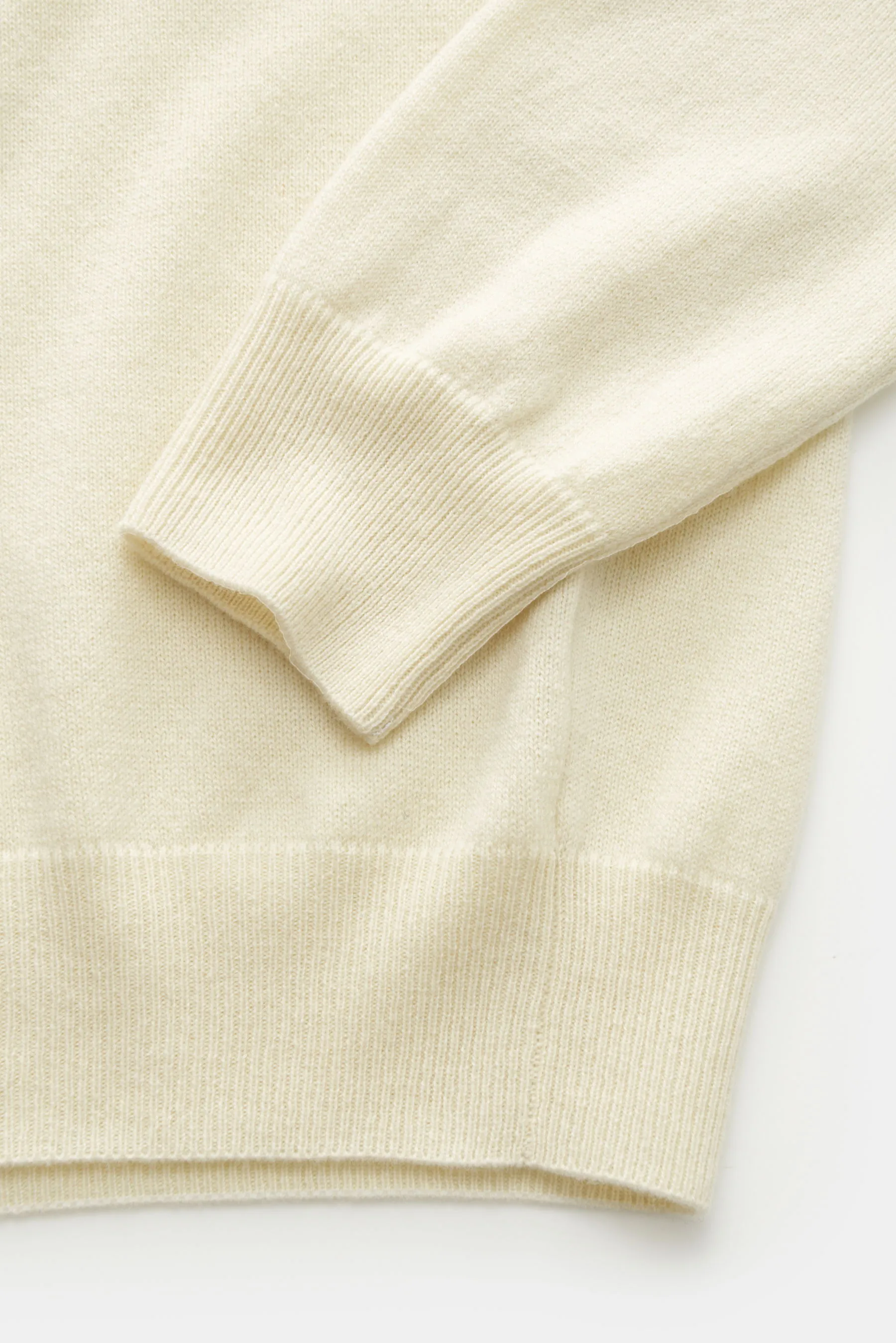 BRAUN Hamburg Essentials - Herren - Cashmere Rundhalspullover hellgelb – Bild 4