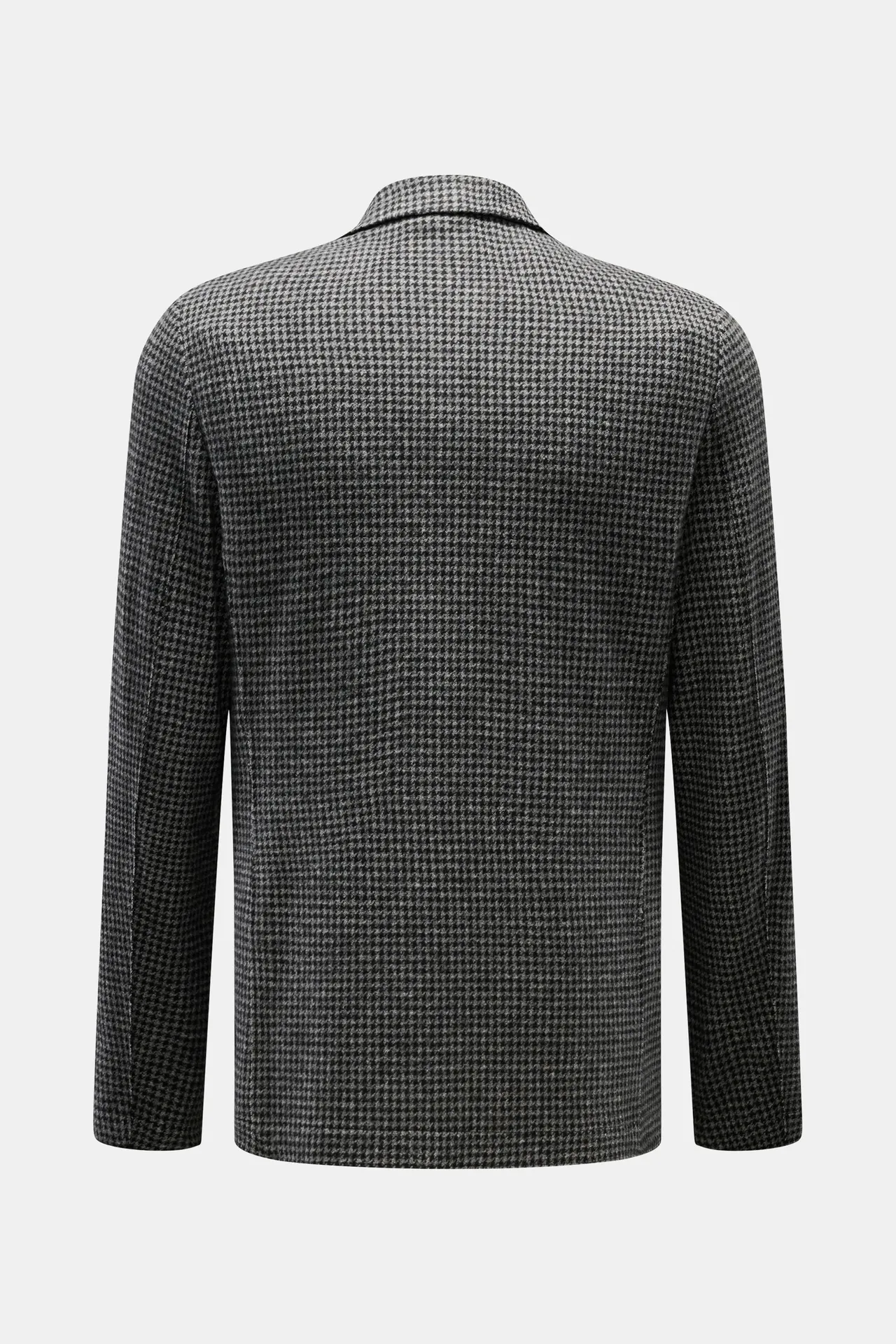 Harris Wharf London - Herren - Jersey-Sakko grau/schwarz gemustert – Bild 3
