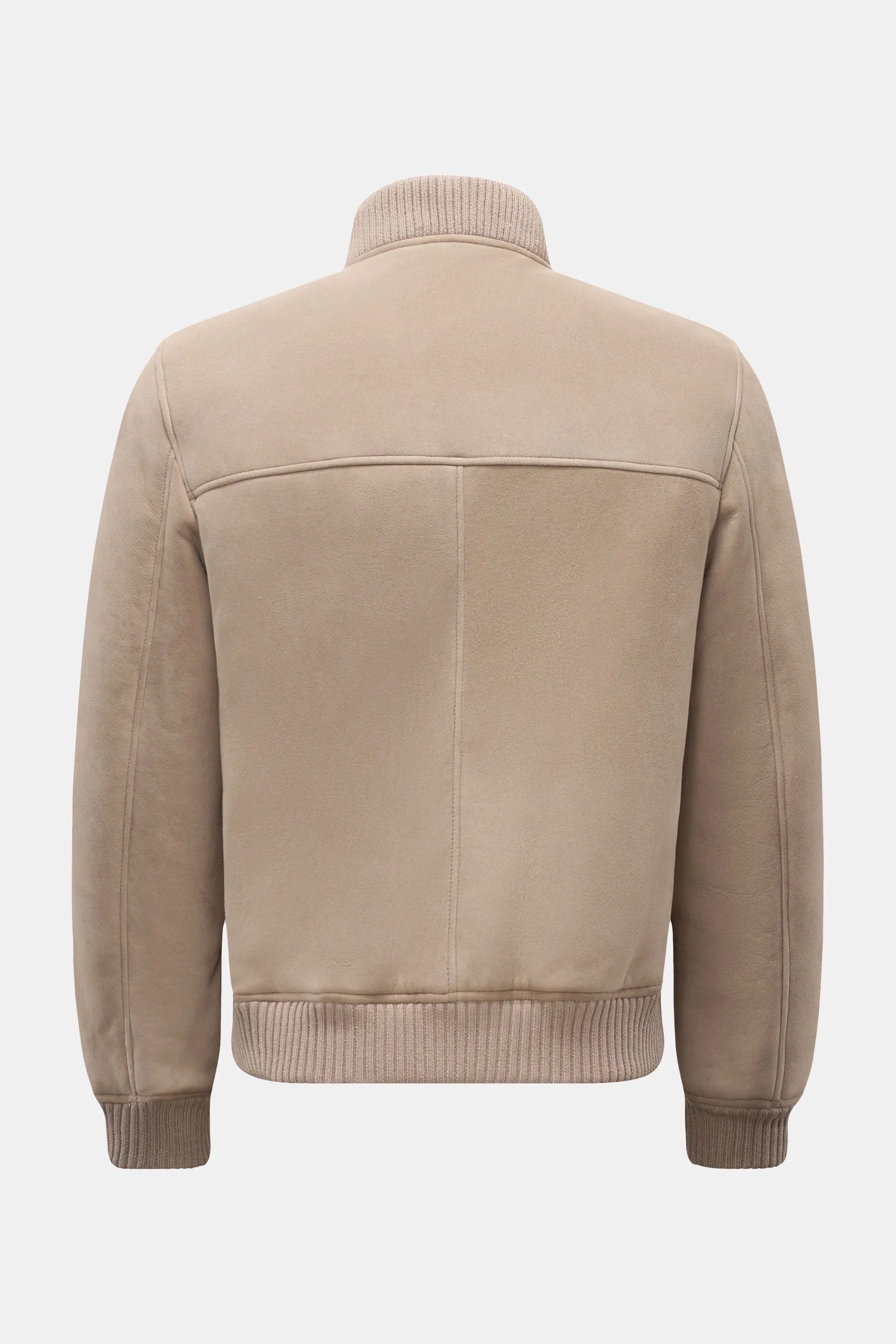 Arma - Herren - Lammfellblouson 'Gillo' taupe – Bild 2