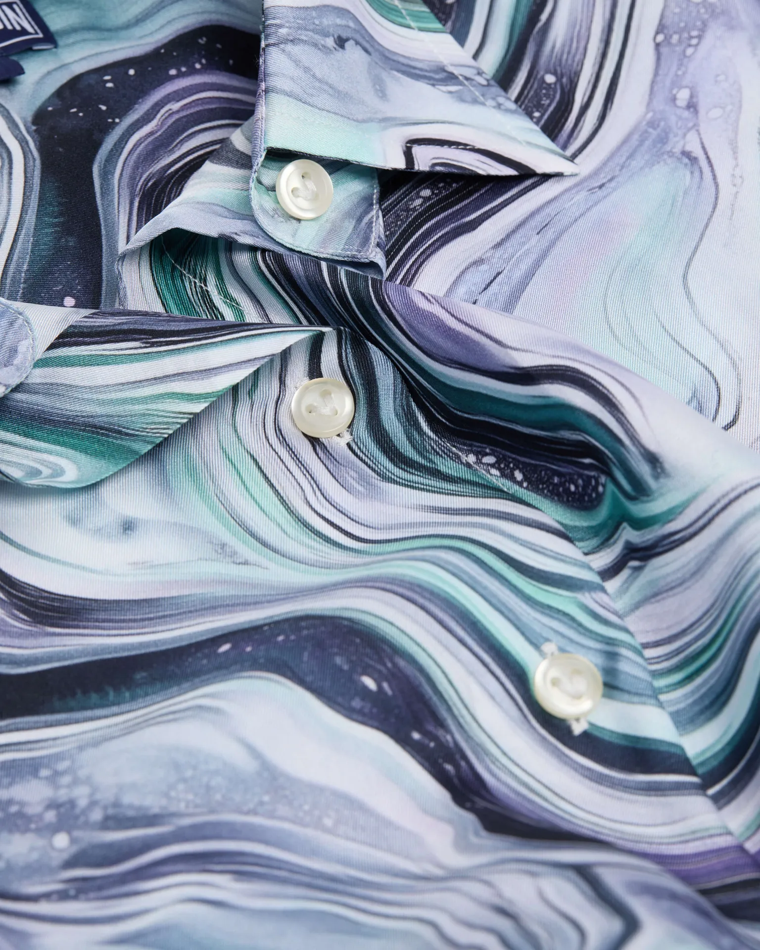 Vilebrequin - Langes Marble Hemdkleid Aus Seide Für Damen - Kleid - Loucia - Weiss - Größe XS – Bild 5