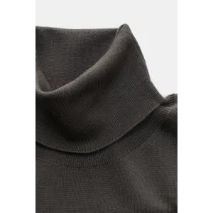 Drumohr - Herren - Merino Rollkragenpullover graubraun