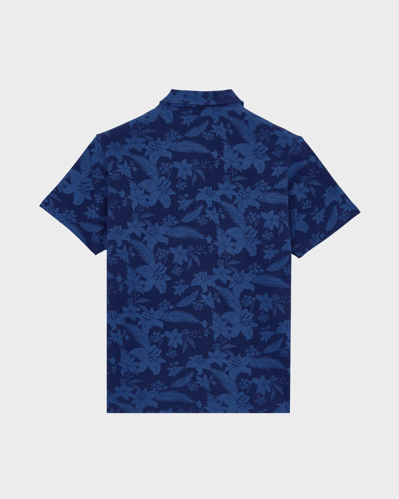 Vilebrequin - Baumwoll-polohemd Mit Lightening Flower-print Für Herren - Polohemd - Moussure - Blau - Größe L – Bild 2