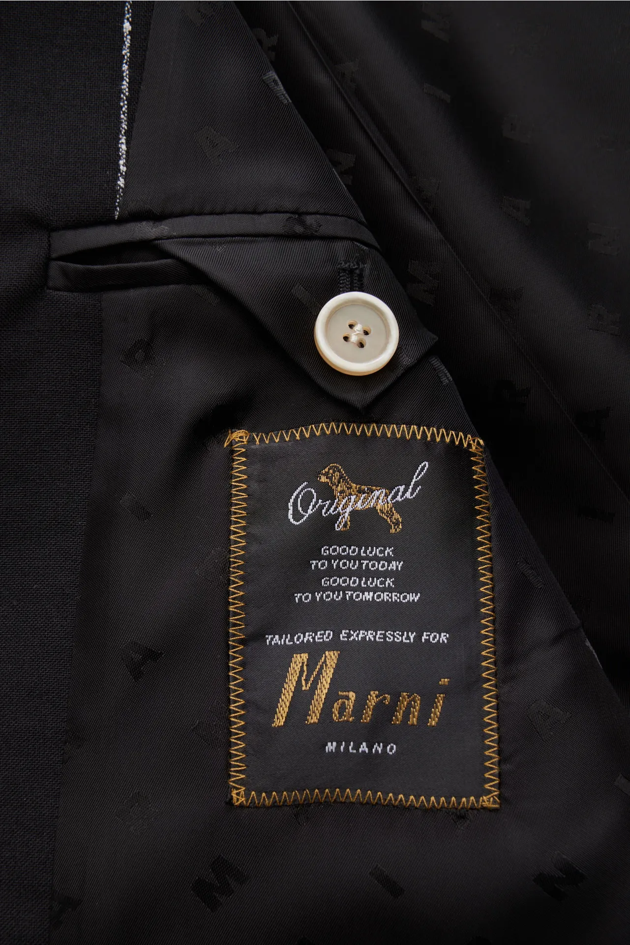 Marni - Herren - Sakko schwarz/weiß gestreift – Bild 3