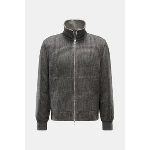 Brunello Cucinelli - Herren - Cashmere Blouson schwarz/grau kariert Brunello Cucinelli - Herren - Cashmere Blouson schwarz/grau kariert